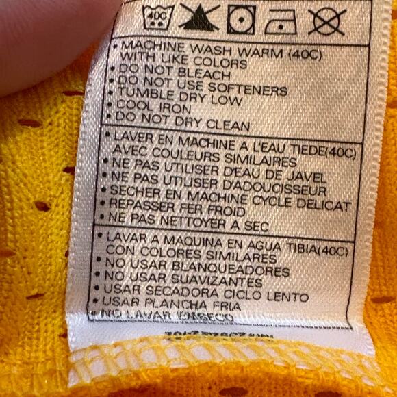 Vtg Denver Nuggets Carmelo Anthony #15 Jersey Mens Large Yellow Nike +2 Length - Picture 8 of 10